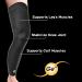 Vital Salveo Germanium Compression Leg Sleeve - X-Large Black - Support for Basketball, Arthritis - UV Protection - Men and Women - Buy Online on GoSupps.com