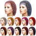 Giugu 12 Pieces Mesh Hair Net Rayon Head Bands Thick Short Long Women Hairnet for Sleeping Crochet Hairnet  Hair Covers Ornament  Hair Accessories for Women Girls  12 Colors