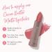 100% Pure Cocoa Butter Matte Lipstick - Long-Lasting Moisturizing Lip Color for All Skin Tones - Vegan Fruit Pigmented Pink Canyon (Dusty Pink) - 0.15 oz - Buy Online on GoSupps.com