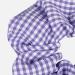 Becks ndergaard Cosette Scrunchie - Purple/White Checked Hair Tie for Women | 100% Polyamide | Lavender Crystal | One Size - Buy Online on GoSupps.com