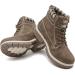 COTTIMO Waterproof Hiking Boots for Women - Non Slip Ankle Booties - Khaki - Buy Online on GoSupps.com