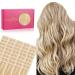 If-of-hearted tape extensions real hair 40PCs 100g 40cm 16 inch light blonde highlights gold blond hair extension real hair extensions tape invisible tape in extensions real hair Seidig hair extensions 40cm-100g #16/2 light blonde highlights goldenblond