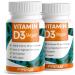Vitamin D3 Vegan 1000 IE - 730 tablets - Vitamin D3 Optimally high -dose - for immune system bones & teeth - without unwanted additives - laboratory test with certificate - 2x365 tablets 2x 365 tablets