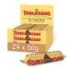 Toblerone - Milk Chocolate, Honey, Nougat and Almond Bar - Family Size - Display of 24 bars (50g)