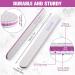 150 Pcs Double Sided 100/180 Grit Nail Files - Washable & Reusable Emery Boards for Manicure - Home & Salon Use - Buy Online on GoSupps.com