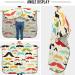 Visesunny Colored Mustache Vintage Barber Cape - Anti-Static Water-Resistant Hair Cutting Bib | Professional Salon Polyester Adjustable Snap Closure - Buy Online on GoSupps.com