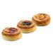 Fruit Danishes | Mini Cinnamon Buns Topped With Apple  Cherry & Blueberry Filling | Delectable Bakery Dessert | Parties & Holidays | 15 Individually Wrapped Pastries Per Flavor | Sterns Bakery Variety Fruit Danish - Buy Online on GoSupps.com