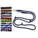 Dog linen large dogs up to 80 kg double brick jumbo 2.40m / 2.80m / 3.50m / 5m adjustable exercise line / guide in 17 different fabren
