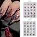 W-LOVNEST 3D Halloween Nail Art Charms Skull Spiders Rhinestones Skeleton Alloy Nail Art Jewelry Decoration Halloween Crafts - Buy Online on GoSupps.com