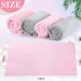 4 Pcs 20 x 40 Large Microfiber Hair Towel Set - Quick Dry & Absorbent Anti Frizz Drying Towels for Long & Short Hair - Pink and Gray - Buy Online on GoSupps.com