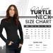 NY Threads Women's Black Turtleneck Shirt | Long Sleeves | Medium Size - Buy Online on GoSupps.com