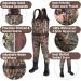 HISEA Kids Neoprene Chest Waders with Insulated Boots - Brown | Duck Hunting Waders for Boys & Girls Ages 6/7 - Buy Online on GoSupps.com