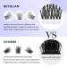 Beyelian Single D Curl Cluster Eyelashes - 84 PCs 0.07mm DIY Individual Lashes with Super Thin Black Band | Perfect for Home Use - Buy Online on GoSupps.com
