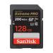 SanDisk 128GB Extreme PRO SDXC UHS-I Memory Card - C10, U3, V30, 4K UHD, SD Card - SDSDXXD-128G-GN4IN 128GB Memory Card Only