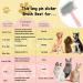 LBMBAIC 25mm Pink Slicker Brush for Thick & Long Hair Dogs/Cats - Soft Denser Pins, Effortlessly Detangle, Style & Save Time - Buy Online on GoSupps.com