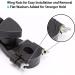 Universal 3 Wheel Golf Push Cart Umbrella Holder - Adjustable Angle Mounting Attachment for Stroller & Wheelchair - Buy Online on GoSupps.com