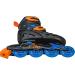 Roller Derby Tracer Boys Adjustable Inline Skates Medium (2-5) - Black/Blue/Orange - Buy Online on GoSupps.com