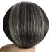 Youngsee 50cm Real Hair Extensions - Silver & #1B/1B Remy Human Hair Weave 100g Double Pulling Weave for Luxe Styling - Buy Online on GoSupps.com