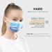 50pc Small Disposable Face Masks Made in Germany - CE Certified, Type IIR - Breathable Triple Layer Filtration - Rainbow Turquoise - Buy Online on GoSupps.com