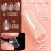 Krofaue 3 Styles Short Nail Tips Kit - 720PCS Half Matte Coffin Almond & Square Full Cover Press-on Nails for DIY Nail Art - Buy Online on GoSupps.com