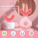 U-Shaped Toothbrush for Children | 360 Soft Silicone Donut Toothbrush for Ages 2-8 | Grundic Cleaning (Pink) - 1 Pack - Buy Online on GoSupps.com