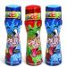 Zazers Mega Slime Sour Lickers Candy Sour Rolling Liquid Candy - 3 Pack of Roll-It Bottles 2 Tropical Punch and 1 Cherry - Gluten Free (Kosher 2.02 OZ. each Bottle )