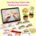 Qunland Crochet Kit for Beginners - 6 Pcs Potted Flowers DIY Kit for Adults and Kids - Yellow Crochet Starter Knitting Kit with Step-by-Step Instructions - Buy Online on GoSupps.com