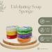 Perfume Fragranced Exfoliating Soap Sponge - Vegan & Cruelty-Free Olive Soap Sponge - Buy Online on GoSupps.com