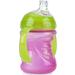 Nuby 2-Pack No-Spill Super Spout Grip N' Sip Cups, 8oz, Pink & Purple - BPA-Free Toddler Sippy Cups - Buy Online on GoSupps.com