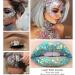 Mermaid Sequins Body Glitter Gel - Silver Sparkling Chunky Glitter for Face, Hair, and Nails - Perfect for Christmas Festival Parties! - Buy Online on GoSupps.com