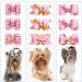 Pet Show Pack of 20 Mixed Styles Topknot Hair Bows for Cats & Dogs - Pink Grooming Accessories - Buy Online on GoSupps.com