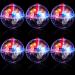 6 Pieces Ghost Hunting Cat Ball Activated Cat Toy Ball Motion LED Light Cat Balls Motion Cat Dog Interactive Toys Pet Glowing Mini Running Exercise Ball Toys for Animals Activity