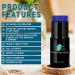 ColorMaster Blue Eye Black Face Body Paint Stick - 0.75oz | Premium Body Paint for Sports & Festivals - Buy Online on GoSupps.com