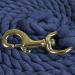 TrustBreech 10ft Solid Cotton Lead Rope - Made in USA - 5/8 inch Thick - Heavy-Duty Bolt Snap - Handmade Soft Dark Grey Blue - Buy Online on GoSupps.com