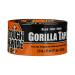 Gorilla Tough & Wide Duct Tape, 2.88" x 25yd, Black, (Pack of 1) Black 25yd 1 - Pack