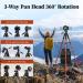 Professional Heavy Duty Camera Tripod for Photography, DSLR, iPhone - Orange | Max Load 15 LB - Buy Online on GoSupps.com