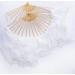 White Silk Belly Dance Fan Veils - Hand-Made 1.8m - FJYIRI Women - Buy Online on GoSupps.com