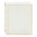 Magnetic Self-Stick 3-Ring Photo Album 100 Pages (50 Sheets), White