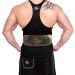 C.P. Sports Leather Weight Lifting Belt | Standard & Extra Wide | Unisex | Ideal for Bodybuilding & Strength Training | XXL 115-150 cm | Black - Buy Online on GoSupps.com