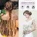 Tail Hair Tools Hair Loop Pull Through Tools Hair Braiding Tools with Hair Elastics Hair Plaiting Rat Tail Comb Bands Remover and Hairpin Hair Updo for Girls Women French Hair Styling Pink - Buy Online on GoSupps.com