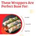 Cathay Fresh Spring Roll Rice Paper Wrappers  Rice Paper Wrappers for Fresh Rolls-30 Sheets  Non-GMO  Gluten-Free  Low Carb  Vietnamese Summer Wrap with Natural Ingredients  Veggie Wrap (Round  22cm) Round 22cm - Buy Online on GoSupps.com