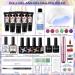 Morovan Poly Gel Nail Kit - Professional Nail Extension Gel for Beginners | Complete Poly Nail Art Set with Drill Lamp & Essential Tools | Pink - Buy Online on GoSupps.com