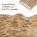 Beach Blonde Long Wavy Clip in Hair Extensions - 4pcs Synthetic Fiber Hair Pieces for Women - Buy Online on GoSupps.com