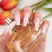 Buy Niceneeded 24-Piece Long Rhinestone Ballerina Artificial Nails - Stylish Acrylic Full Cover Nail Tips - Buy Online on GoSupps.com