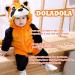 Doladola Unisex Kid's Toddler Costume - Flannel Animal Hooded Raccoon Rompers 18-24 Months - Buy Online on GoSupps.com