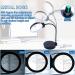 10X 20X Magnifying Glass with Light and Stand | Brightness Adjustable Desk Lamp for Reading, Close Work, and Hobbies - Buy Online on GoSupps.com