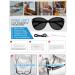 Buy Fashion Sun Reading Glasses for Women - UV400 Protection Durable Round Design Multiple Strengths Available (Black 1.25x - Buy Online on GoSupps.com