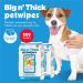 Petkin Pet Wipes for Dogs and Cats - Large Size, 200 Wipes - Removes Daily Dirt & Odor from Ears, Eyes, Face, Butt & Body - Convenient for Home or Travel - Buy Online on GoSupps.com