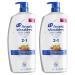 Head and Shoulders Shampoo and Conditioner 2 in 1, Anti Dandruff Treatment, Dry Scalp Care with Almond Oil, 32.1 fl oz, Twin Pack 32.1 Fl Oz (Pack of 2)