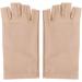 Professional UV Glove for Nail Lamp | Anti-UV Fiber Cotton Manicure Tool - Beige - Buy Online on GoSupps.com
